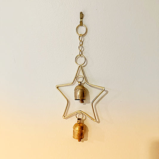 Handmade Copper Star Bell